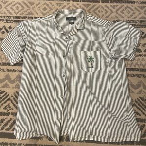 DESMOND & DEMPSEY sleepwear mens pyjama shirt - size - L